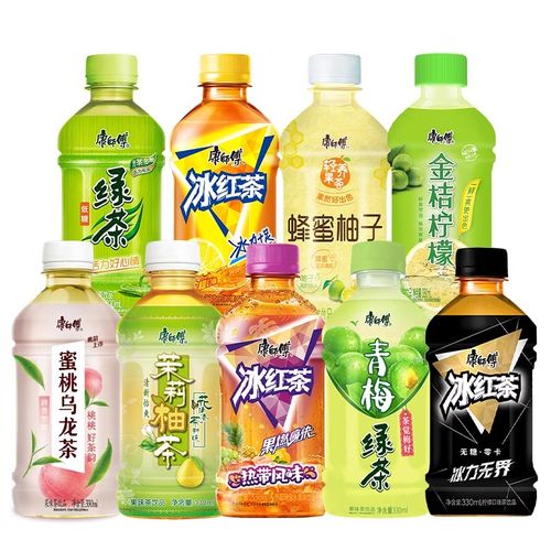 康師傅小瓶裝混合飲料整箱批發(fā) 冰紅茶、茉莉柚茶、青梅綠茶與金桔檸檬的便捷之選